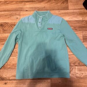 Vineyard Vines Aqua Pullover Sweatshirt